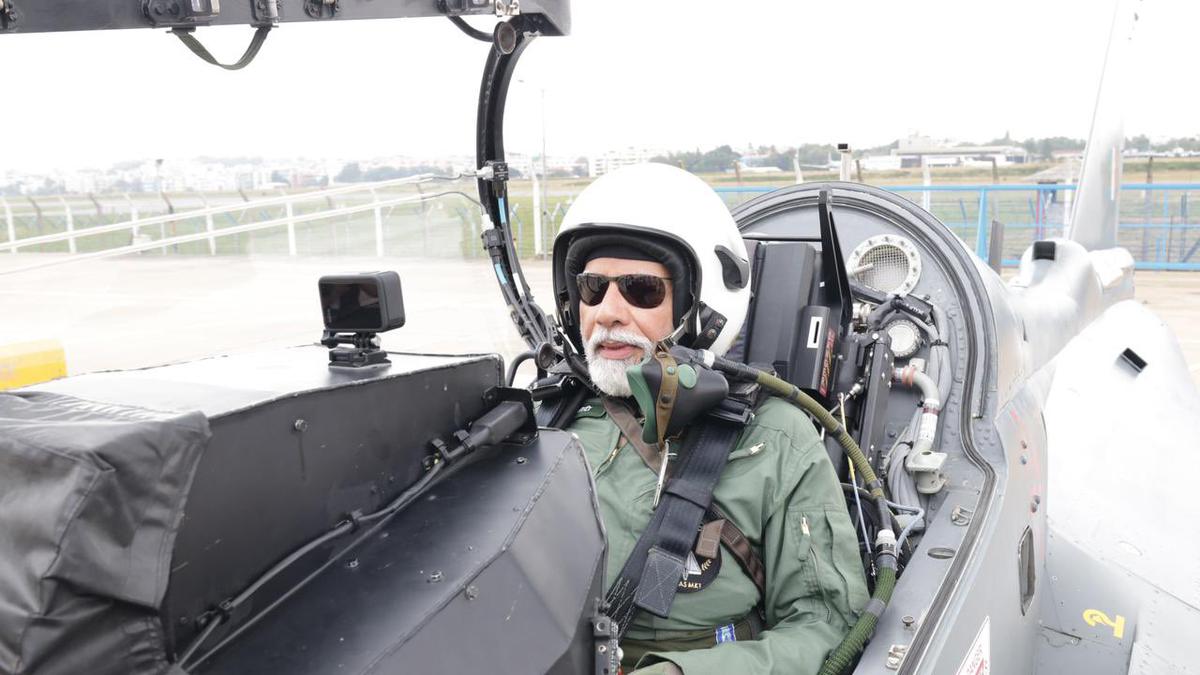 Modi becomes first Prime Minister to fly LCA Tejas  