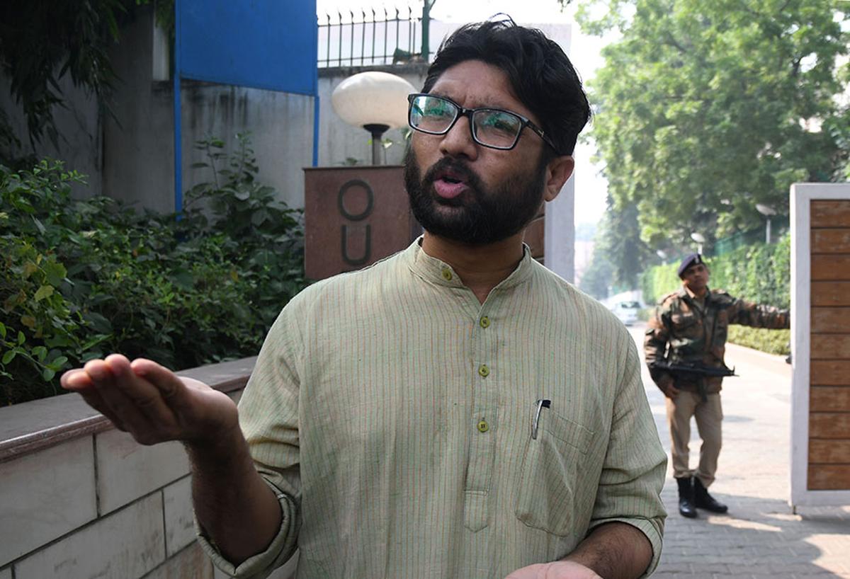 Congress leader Jignesh Mevani.