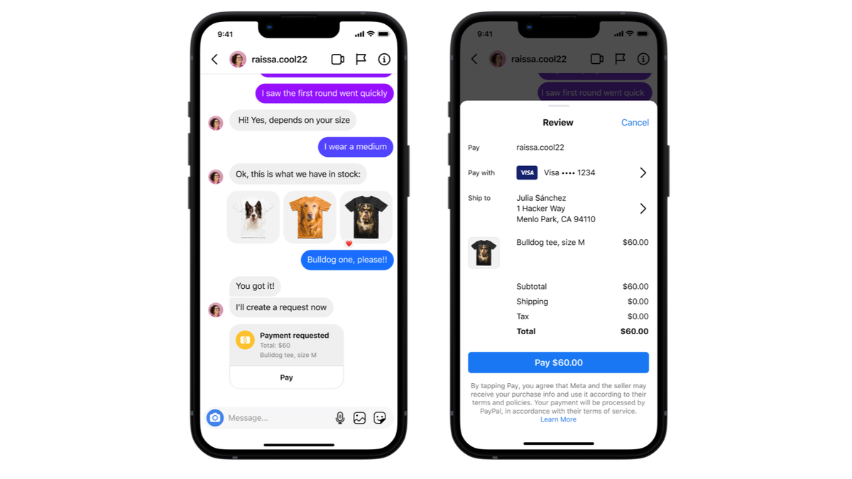 Instagram users can now shop via chats