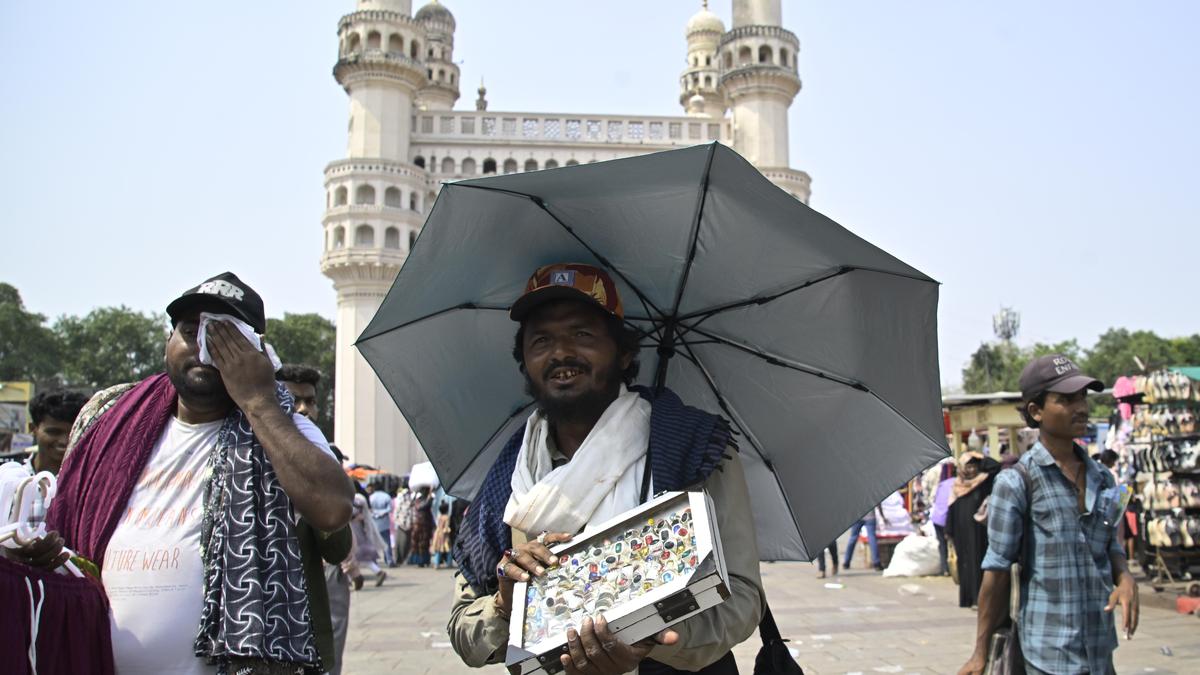 Telangana heatwave: multiple districts record temperatures above 44–45°C; IMD warns persistent heat, state adopts Heat Wave Action Plan 2026