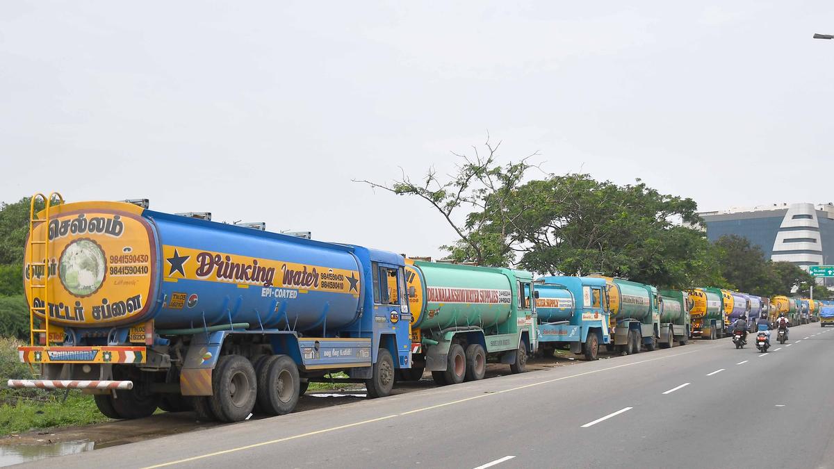 Private water tanker operators in Chennai call off strike