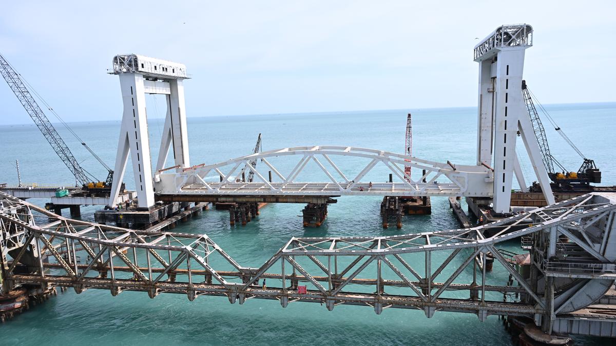 New Pamban rail bridge work likely to be completed by August 31