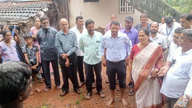 Shobha urges govts to build permanent protection walls to prevent sea erosion