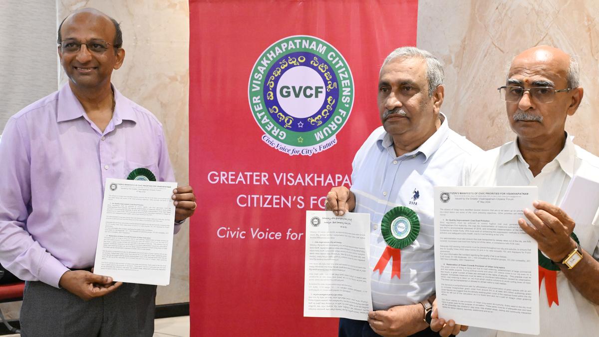 Visakhapatnam Citizens’ Forum releases election manifesto
