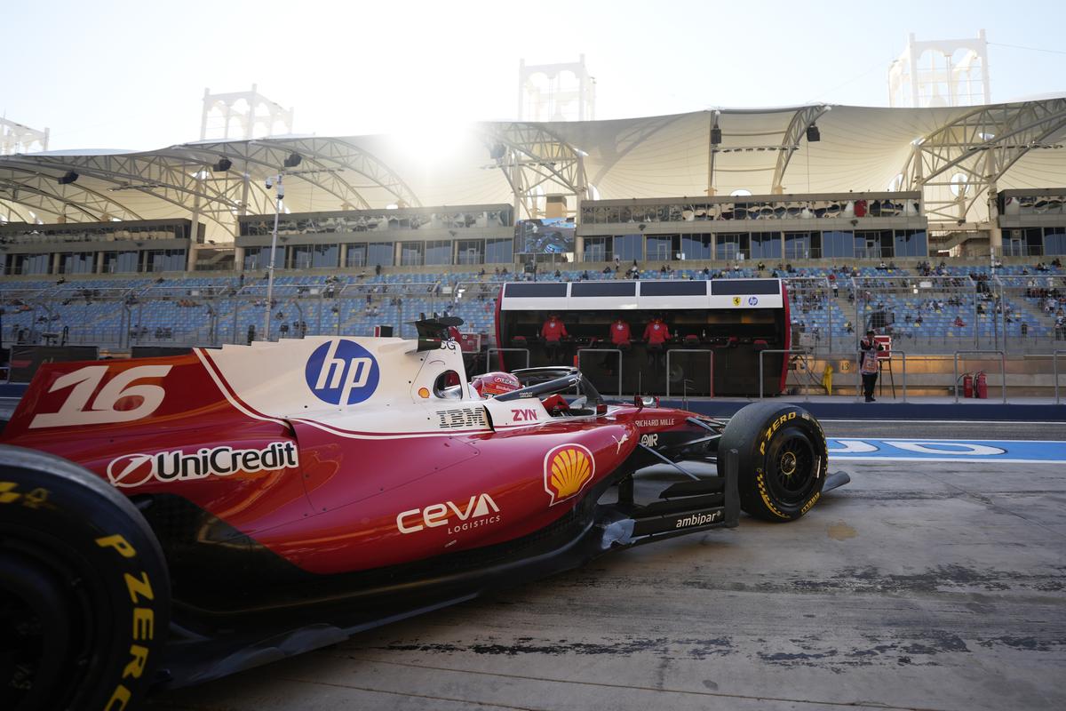 Promising plenty: The scarlet Ferrari, especially in the hands of Charles Leclerc, could start as Mercedes’ closest rival. Promising plenty: The scarlet Ferrari, especially in the hands of Charles Leclerc, could start as Mercedes’ closest rival.