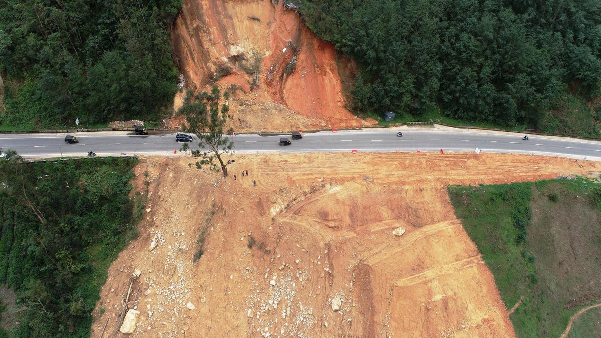 Cutting the slope for road widening works on NH a main reason for recent landslips, says study