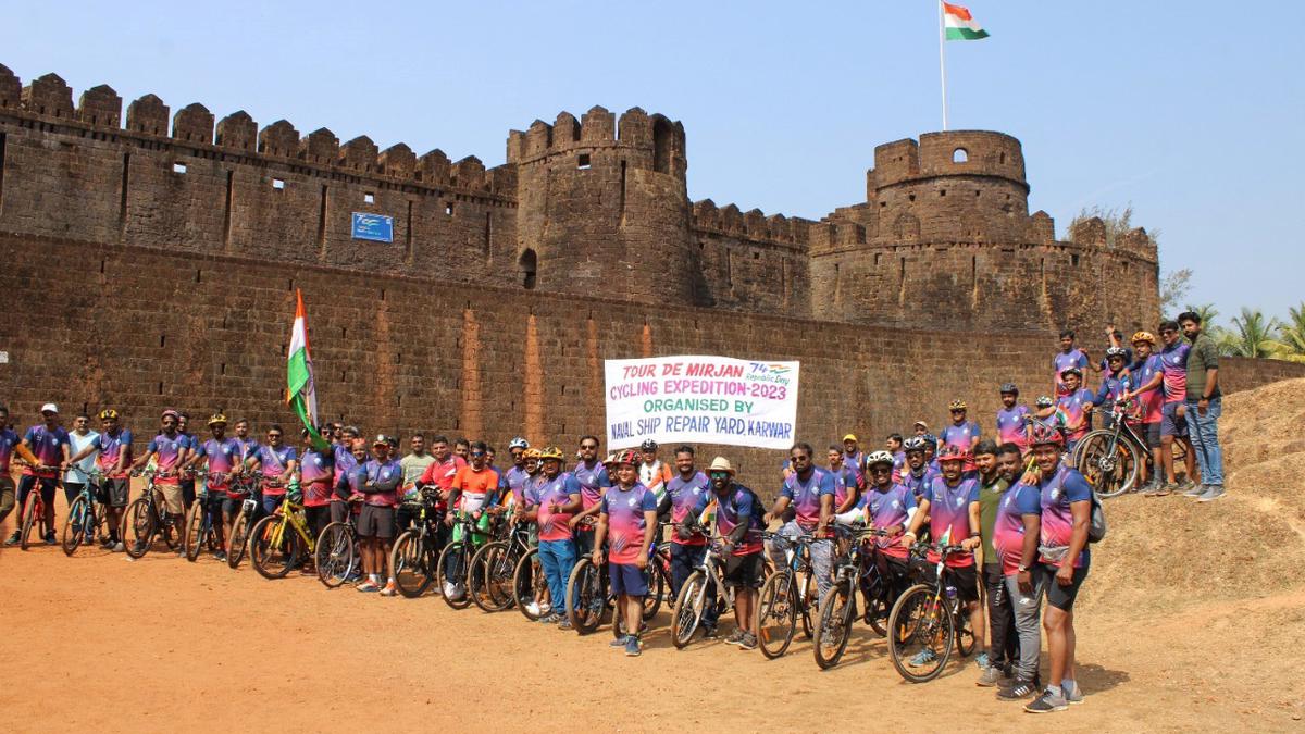 Karwar Naval Base organises 50-km cycle expedition to mark Republic Day celebrations