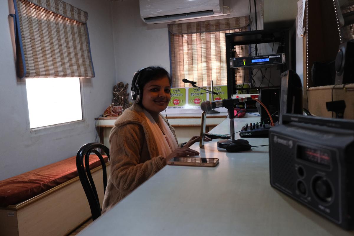 Radio Bundelkhand’s Varsha Raikwar.