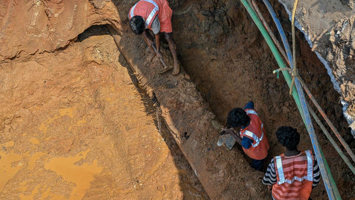 Pipeline damage disrupts water supply in several areas in Tiruchi