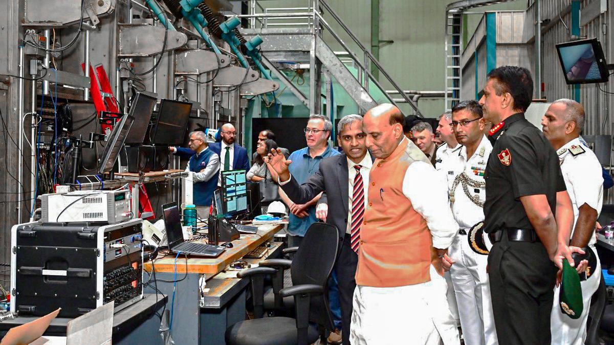 Rajnath visits submarine testing facility in U.S.