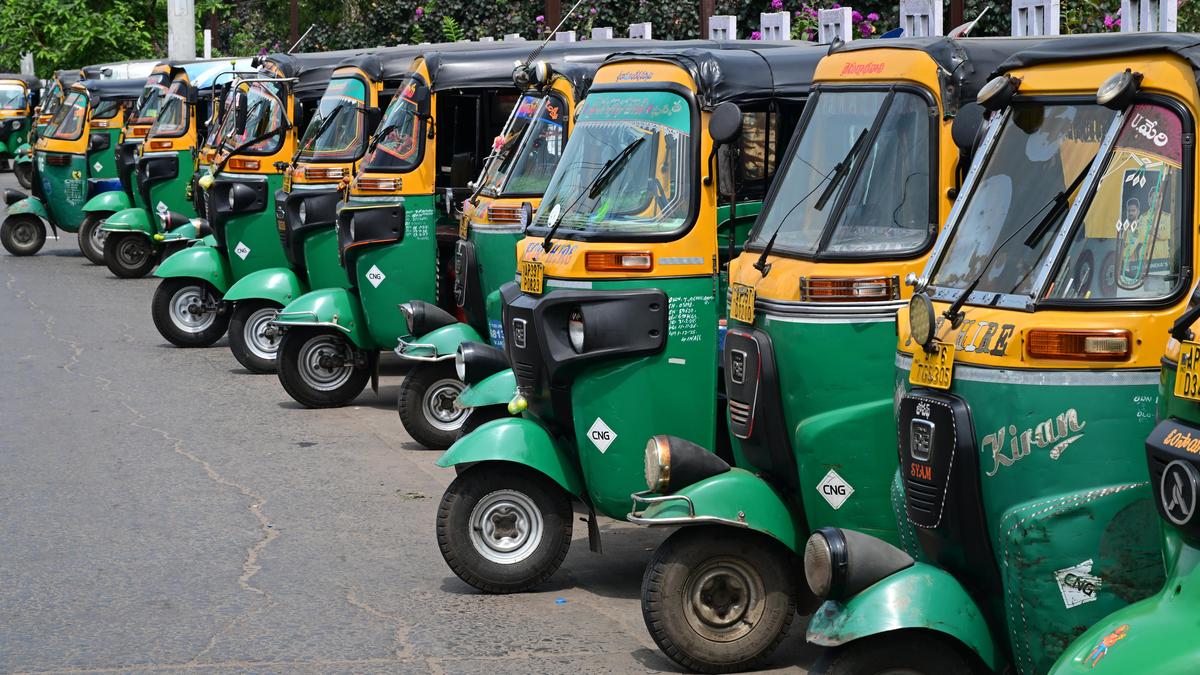 Telangana autorickshaw drivers strike for fair fares and improved working conditions