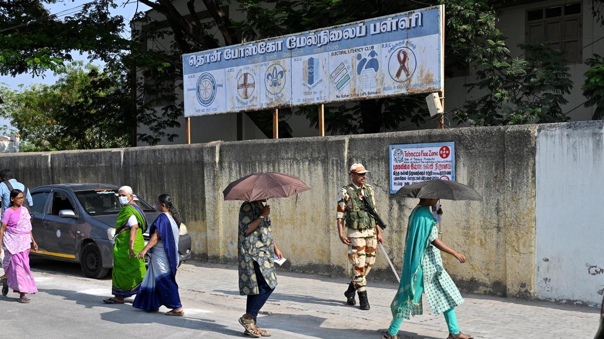 Tamil Nadu election 2026: Voters, poll officials brave searing heat on polling day