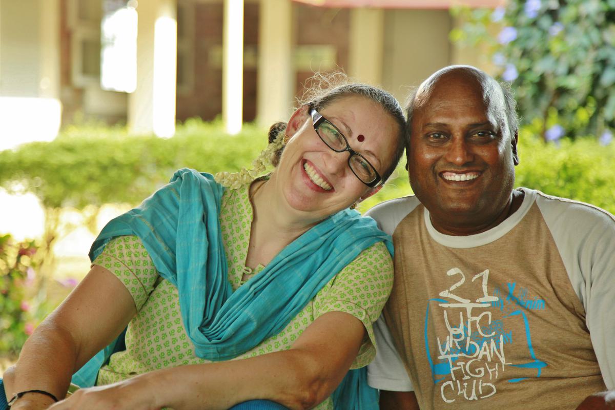 Hanne and Rajagopal started Kattaikkuttu Sangam in 1990