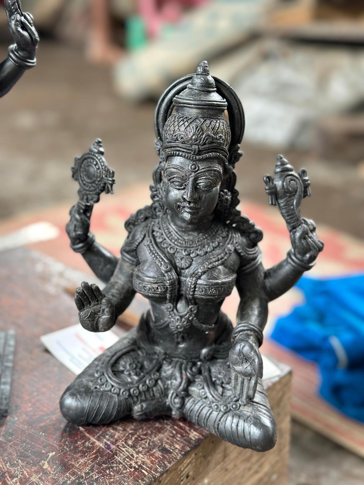 Durga Parameshwari idol wax model made by valsan