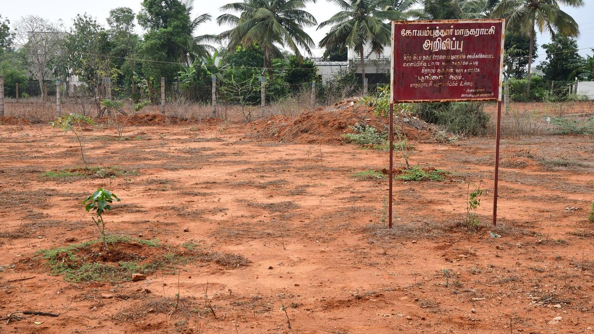 Coimbatore Corporation reclaims encroached land worth over ₹118 crore in two years
