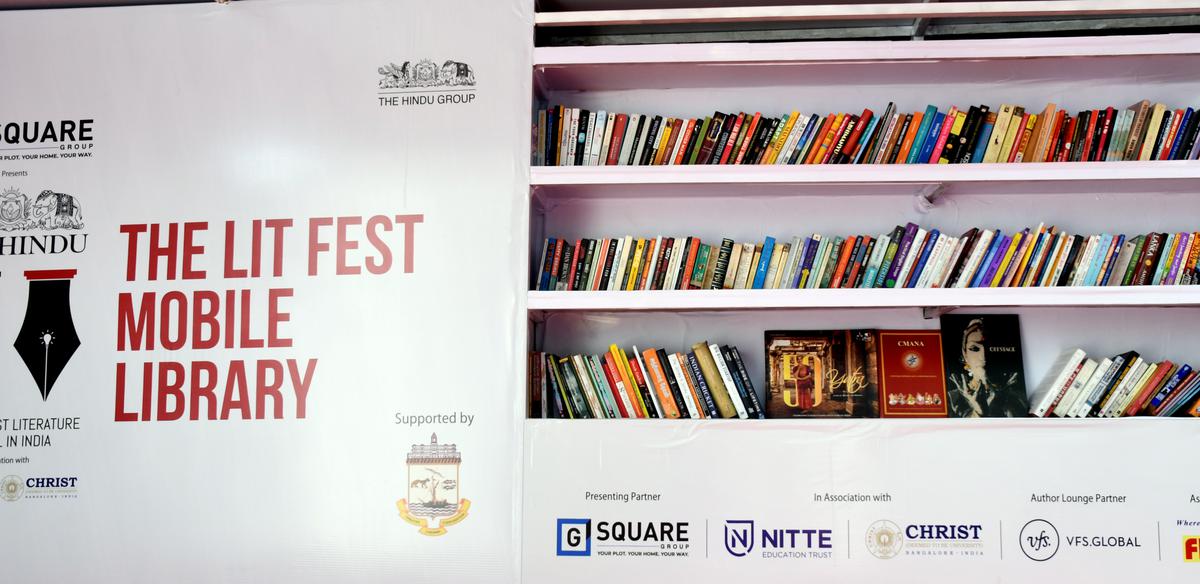 The mobile library as part of the “The Hindu — Lit for Life” festival was inaugurated in Chennai on January 10