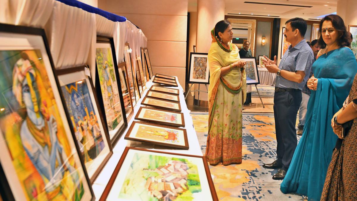 Artists showcase their works at two-day show in Visakhapatnam
