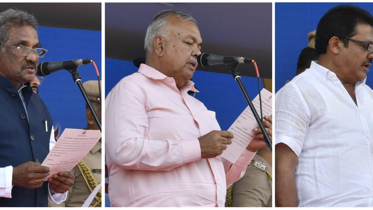 Three among eight Ministers who took oath are from Bengaluru
