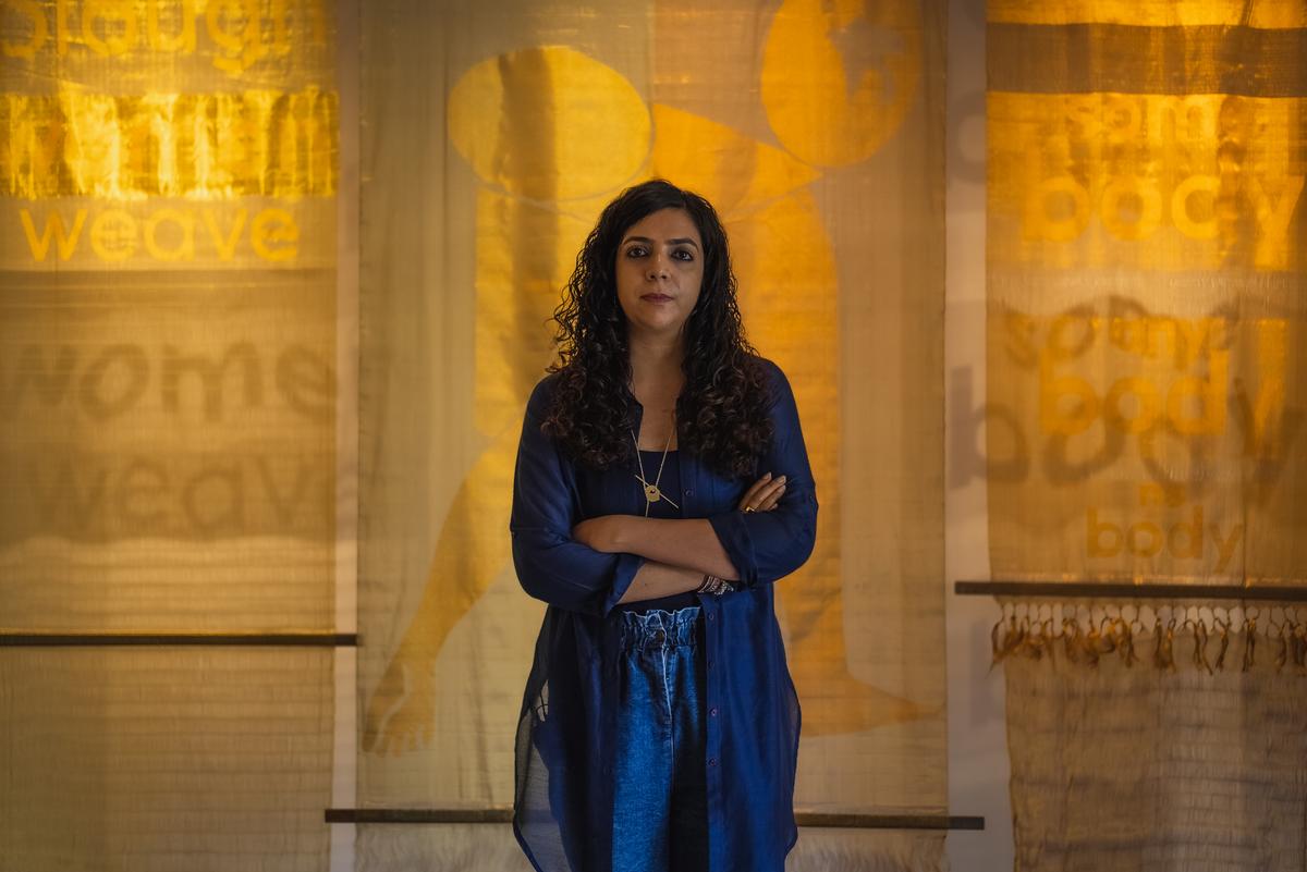 Lakshmi Madhavan’s works explores the many connections between body and cloth.