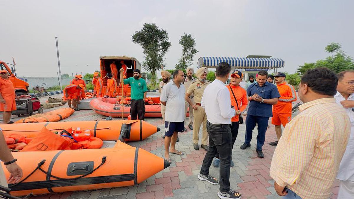 NDRF teams start rescue operations in flood-hit areas of Punjab’s Gurdaspur