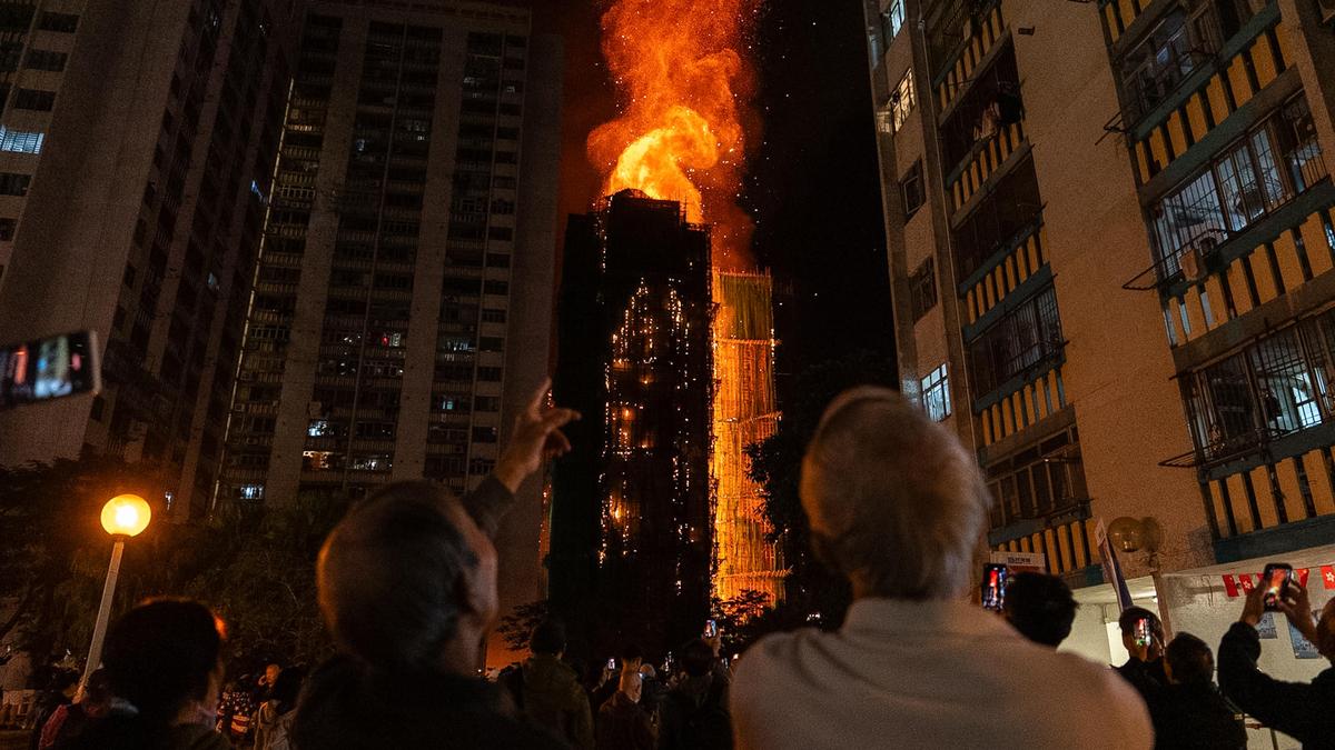 Hong Kong housing estate fire kills at least 36; more than 200 people missing
