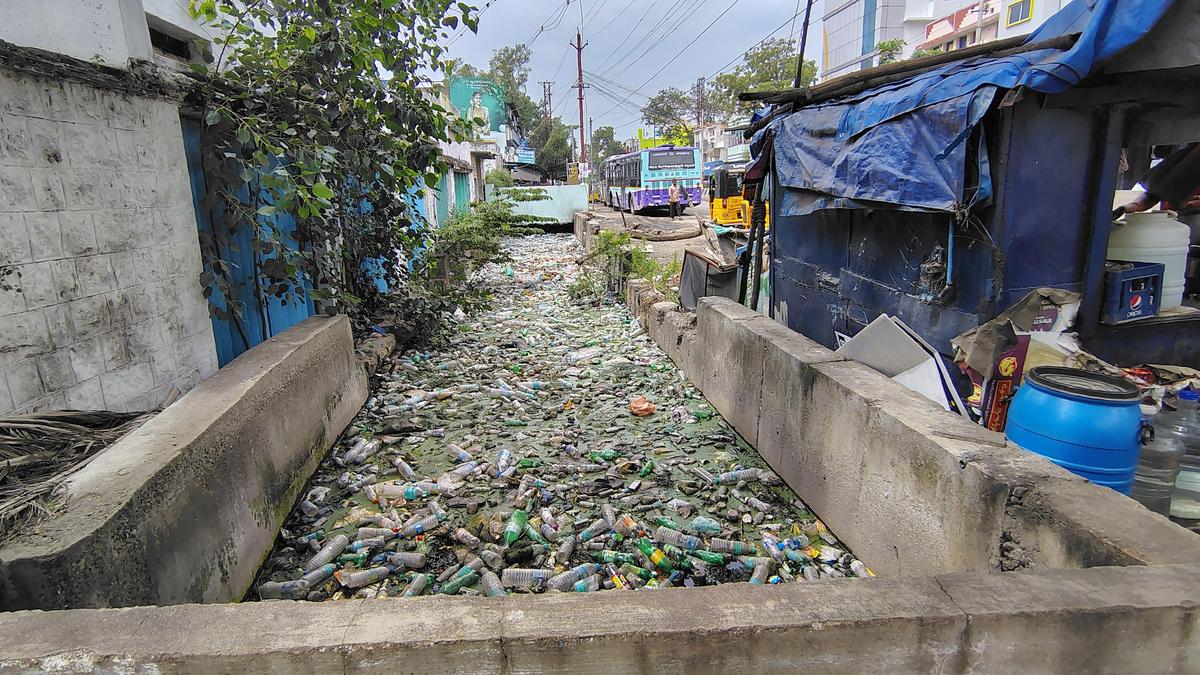 Stinking stretch at Arapalayam bus stand puts commuters, residents at risk