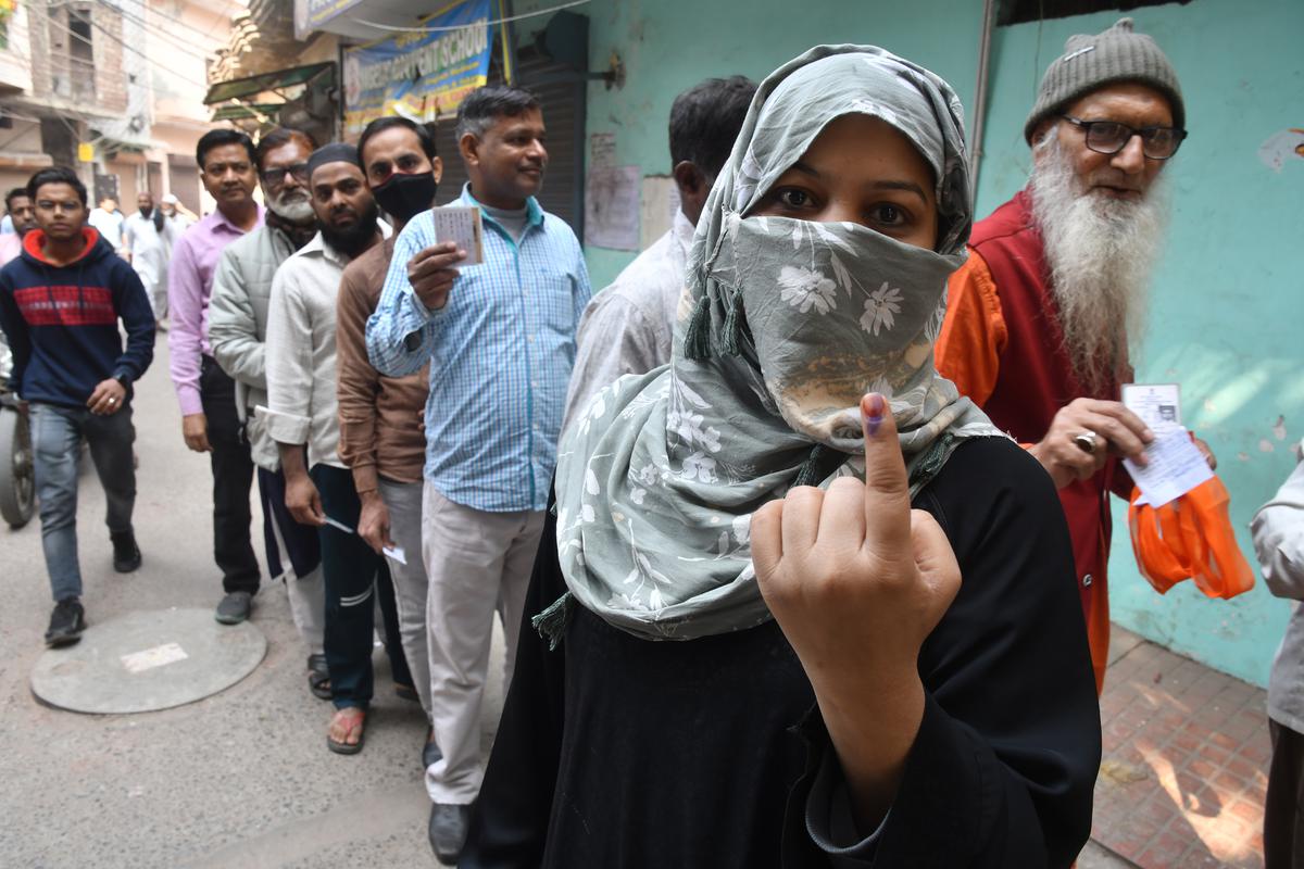 Delhi MCD election: 50% voting recorded; both AAP, BJP claim victory