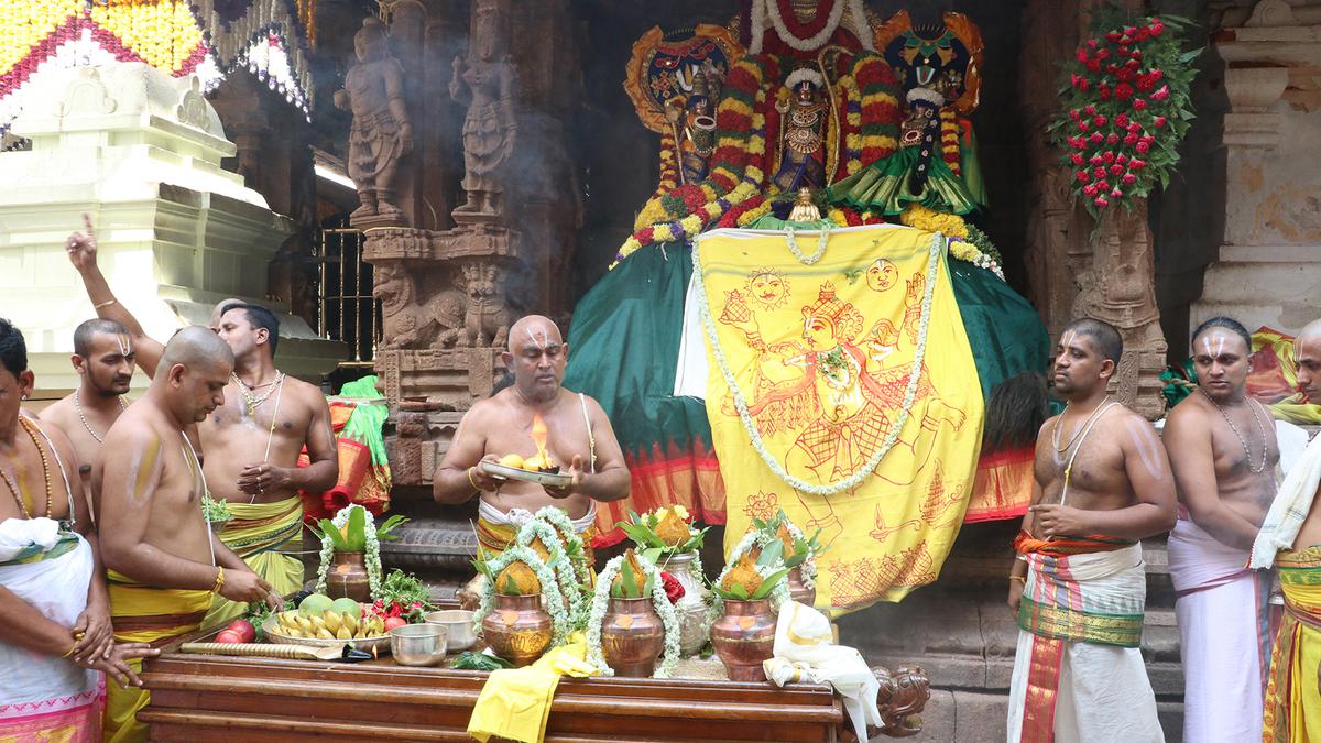 Sri Rama Navami Brahmotsavam begins at Vontimitta temple