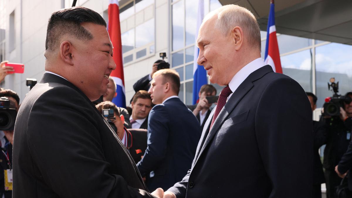 Putin welcomes Kim Jong-un with tour of rocket launch center