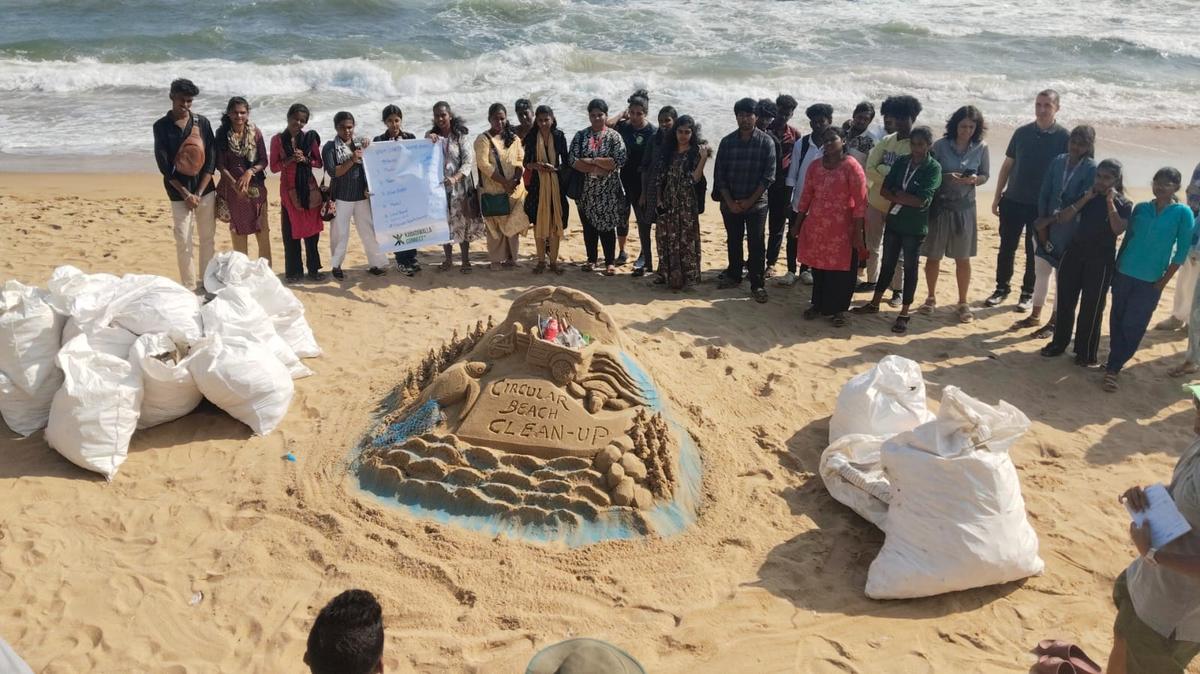 At Kovalam beach on January 22, 2026.