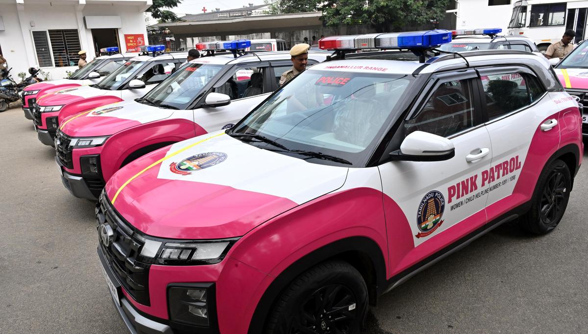 Dial 100 or Safe Kovai (SaKo) poles equipped with CCTV cameras and SOS functions at bus stops across the city to reach out for help 