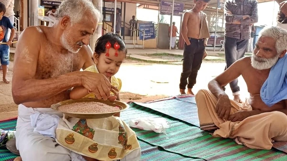 Hundreds of children initiated into world of letters in Wayanad