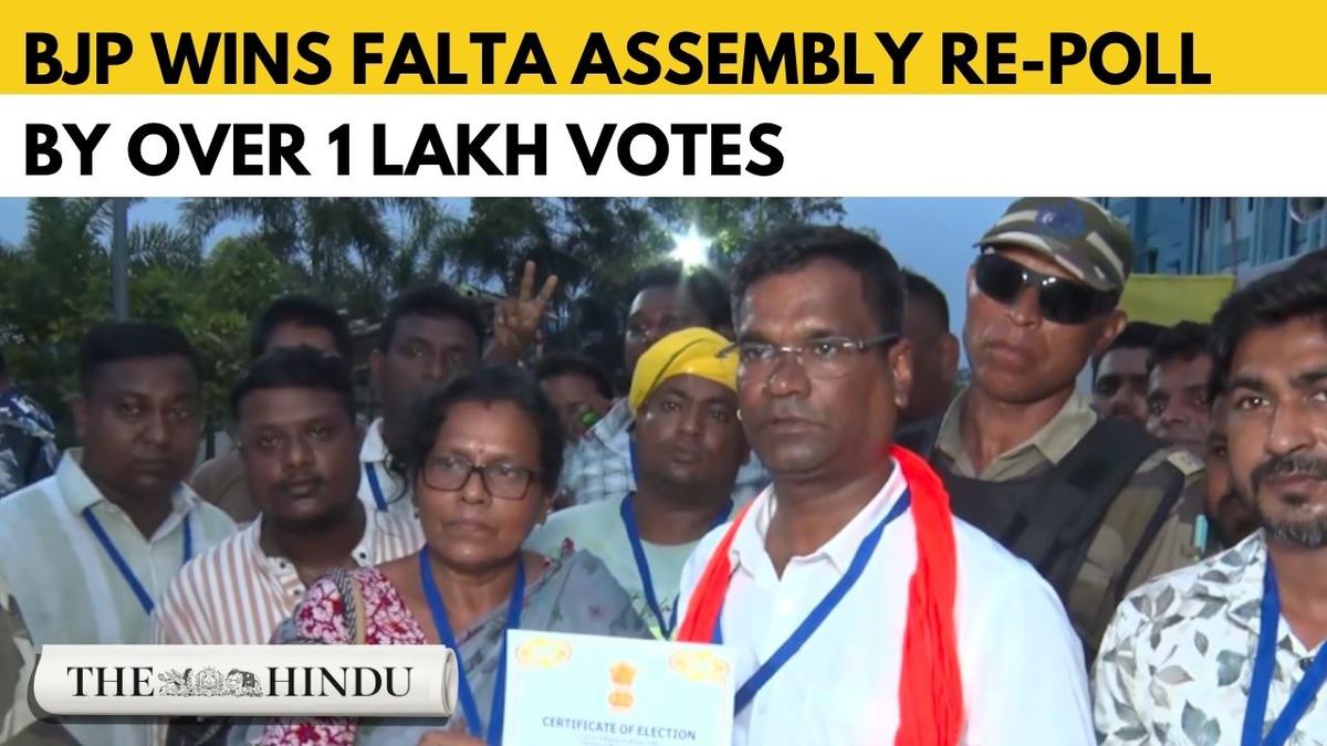 Falta assembly re-poll: BJP’s Debangshu Panda storms to victory