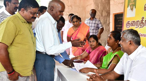 34 petitions received at Coimbatore Corporation’s grievances redress meeting