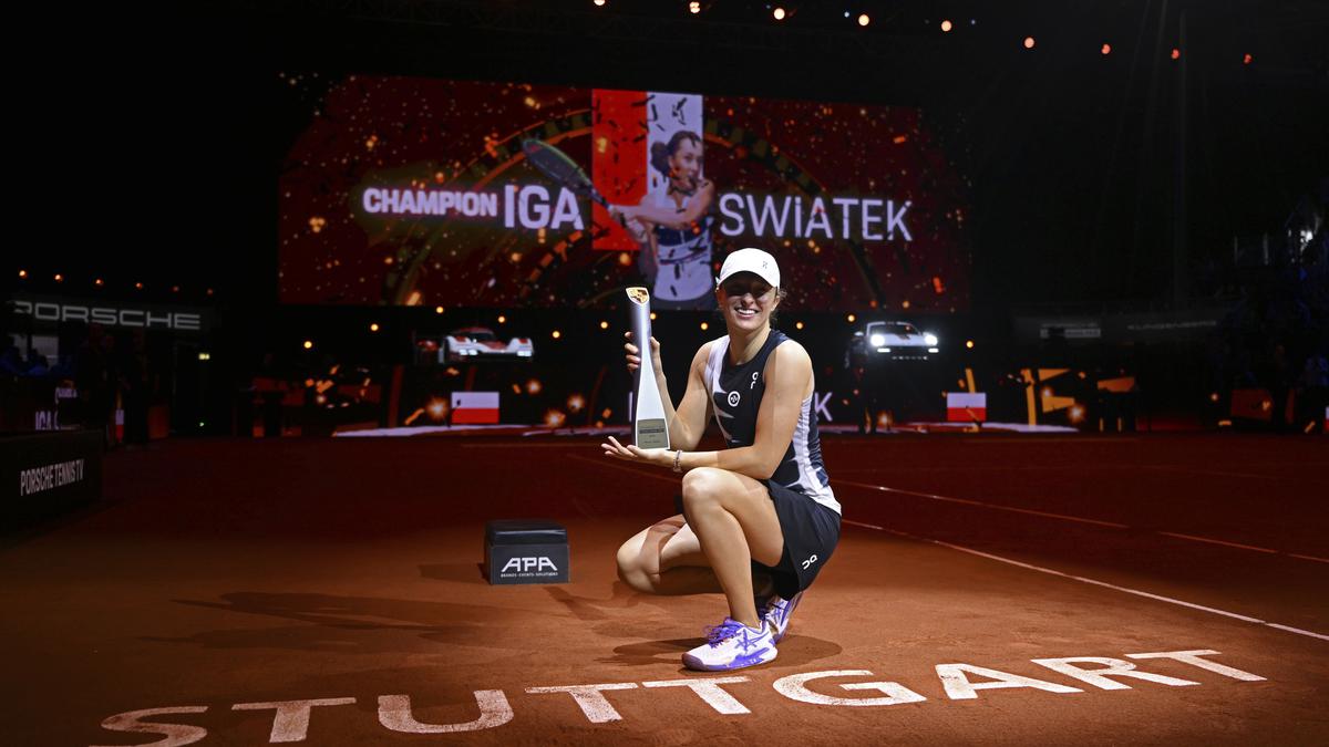 Swiatek beats Sabalenka in straight sets to win Stuttgart title