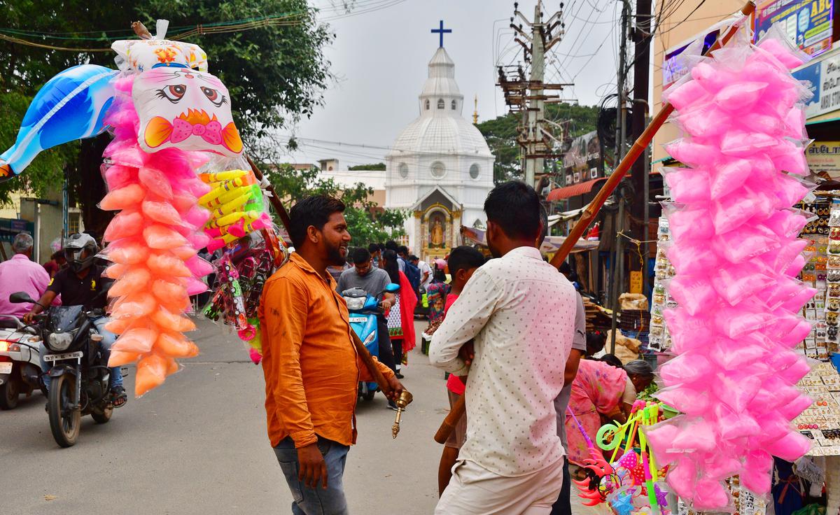 There is camaraderie as they exchange notes on their families over tea from a seller who balances a flask on cycle