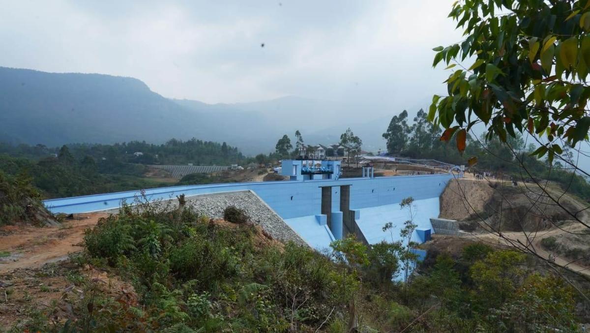 The newly-inaugurated Pattissery dam in Kanthalloor in Idukki.