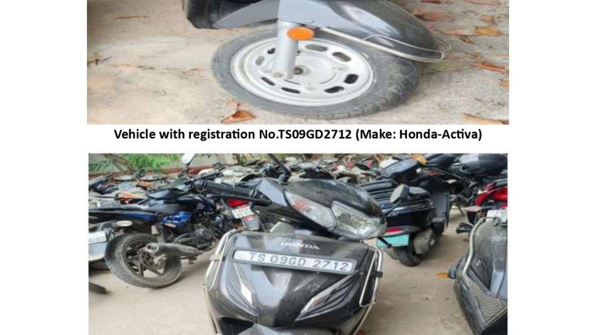 Hyderabad traffic police book man for using fake number plate on two scooters