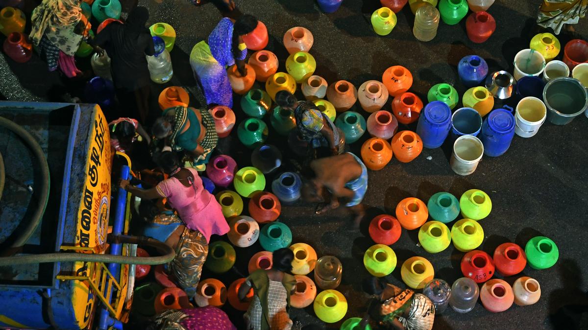 Areas falling under four Chennai zones will not get piped water supply for two days