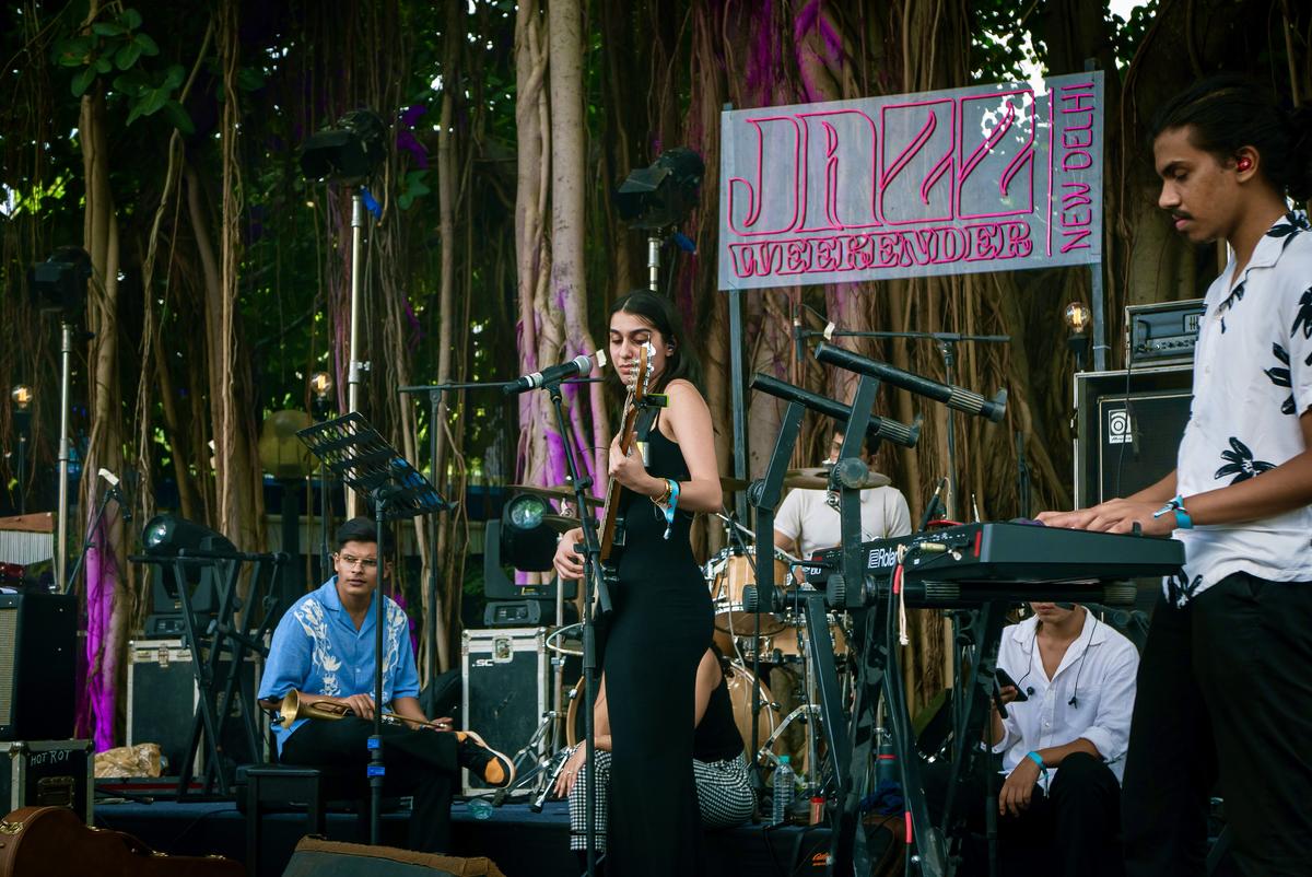 Bass player Tanisha Bhatnagar Bass player Tanisha Bhatnagar