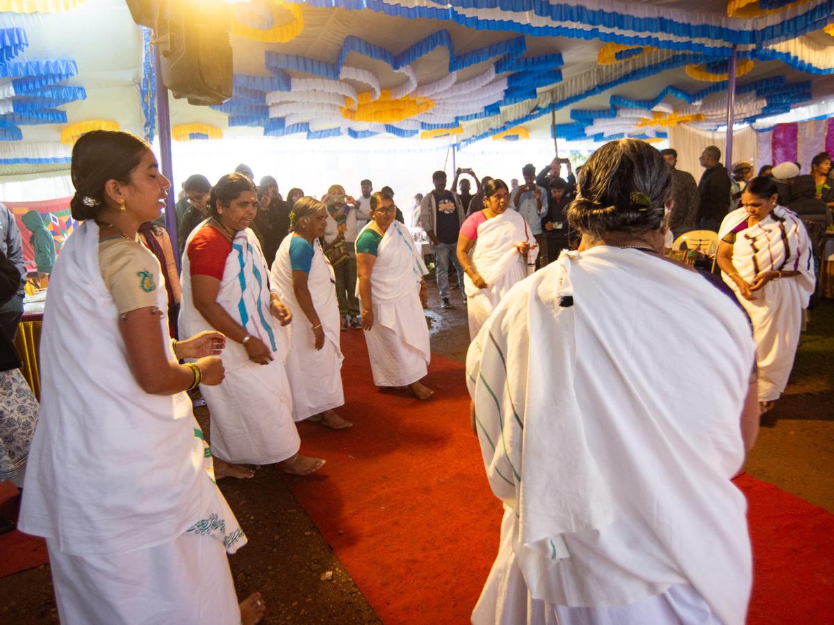 A traditional dance in progress