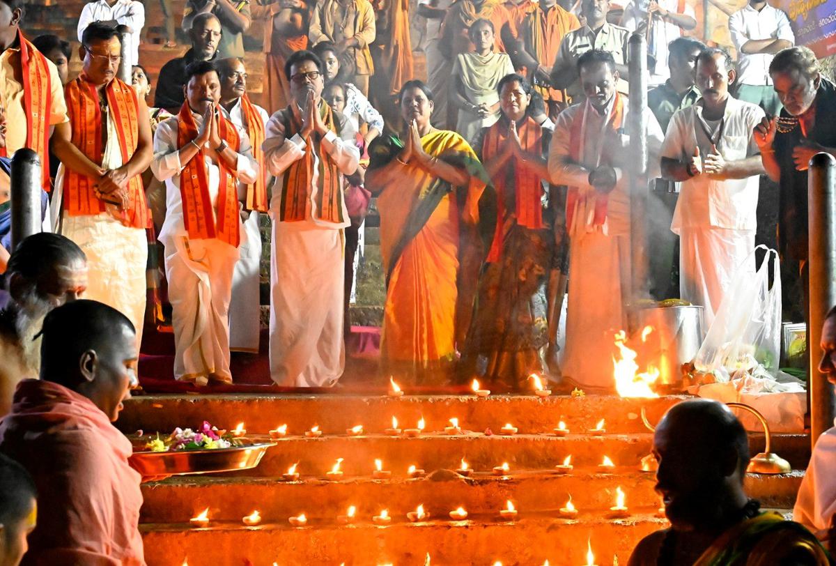 Jwala Thoranam, Deepotsavam held at at Srisailam temple