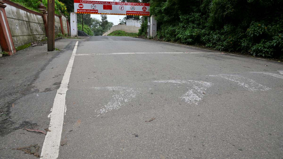Activists demand permanent speed bump markers in Udhagamandalam