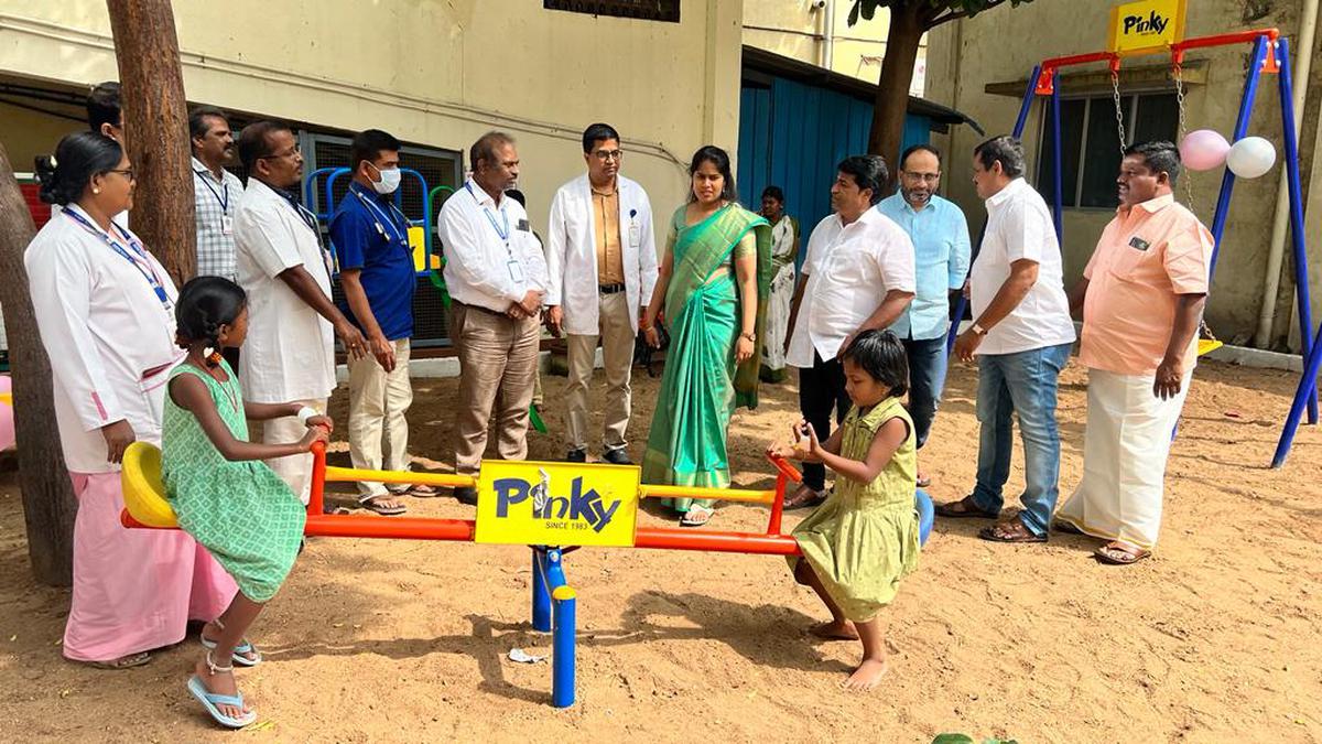 District Headquarters Hospital in Pollachi gets children’s park