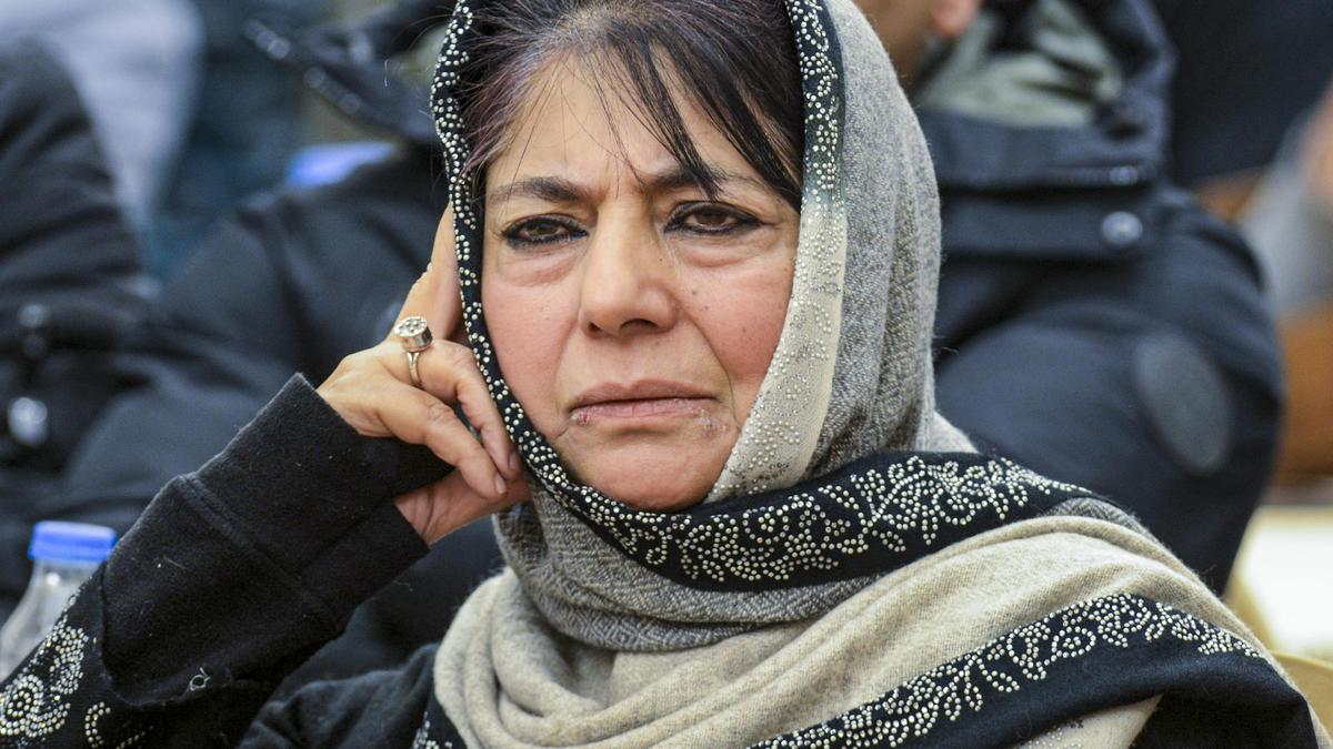 Mehbooba slams Centre over Vande Mataram debate, says BJP indulging in 'empty symbolism'