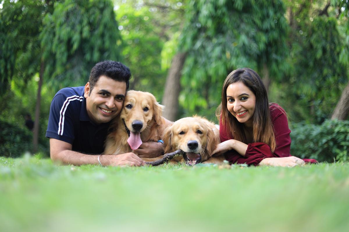 Namit, Shivani, Jenny and Bruno;  a photograph by Saloni Khatri