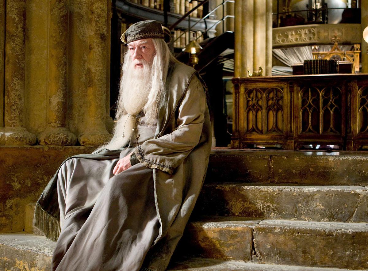 Michael Gambon portrays Albus Dumbledore in ‘Harry Potter and the Half-Blood Prince’