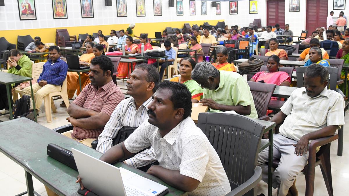 Digital skills training for visually impaired government school