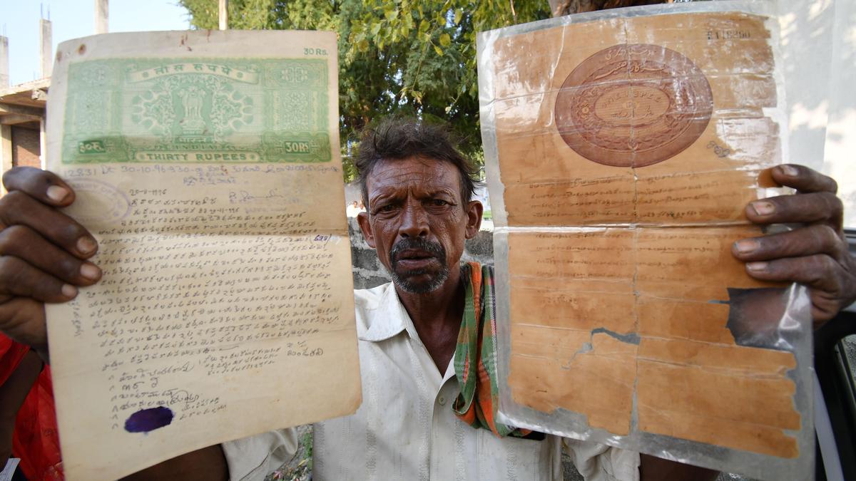 Telangana land owner on ground, not in official records
Premium