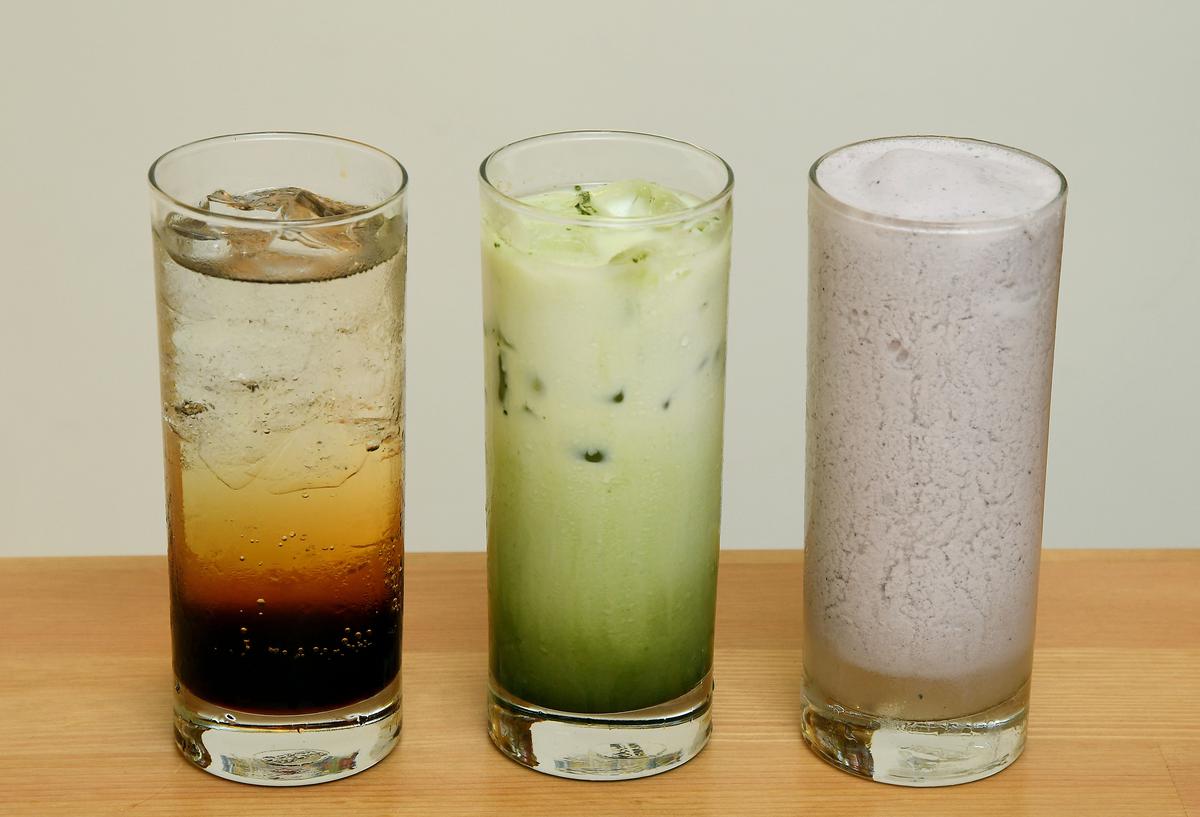 Food displayed at Dokebi Cafe at INKO Centre,  in Chennai. 